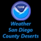 NOAA Weather San Diego County Deserts