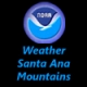 NOAA Weather Santa Ana Mountains
