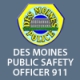 Listen to Des Moines Public Safety Officer 911 free radio online